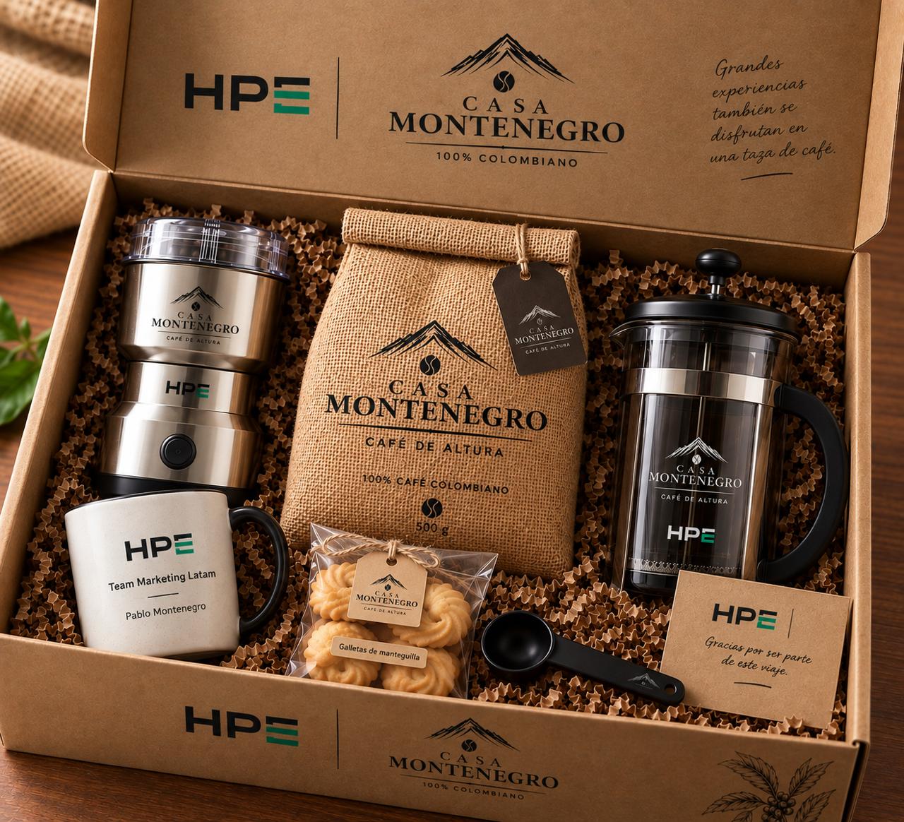 Box Corporativo con branding y personalización empresarial